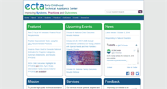 Desktop Screenshot of ectacenter.org