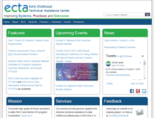 Tablet Screenshot of ectacenter.org